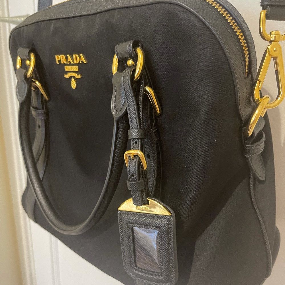 Prada Black Nylon and Leather Purse - Picture 12 of 16
